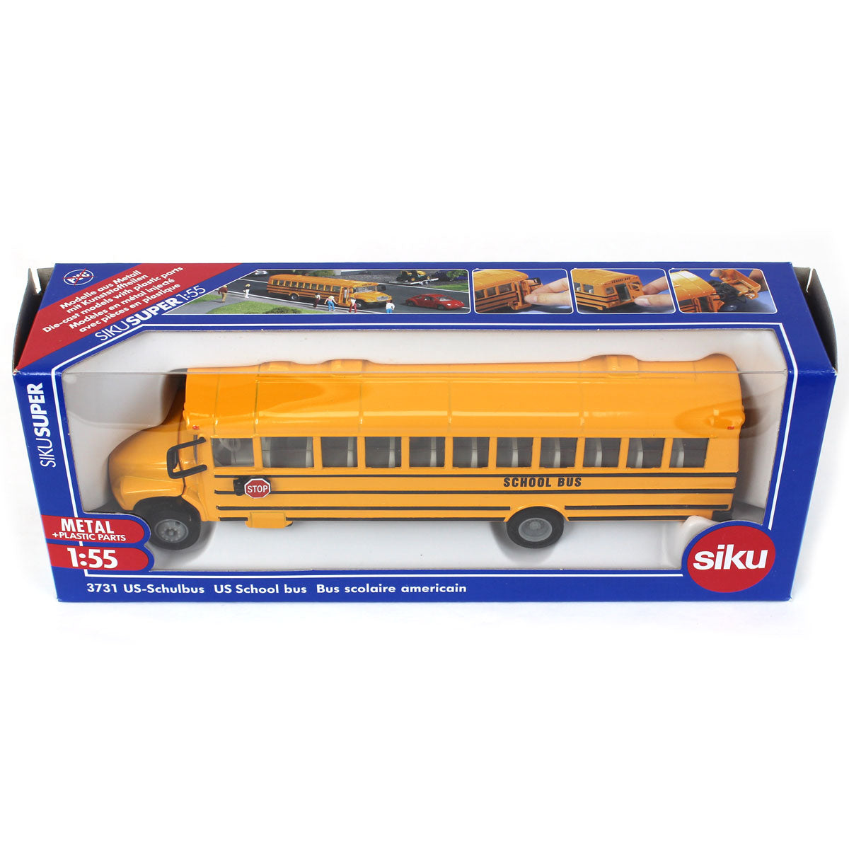 1/55 Diecast USA School Bus — Outback Toys