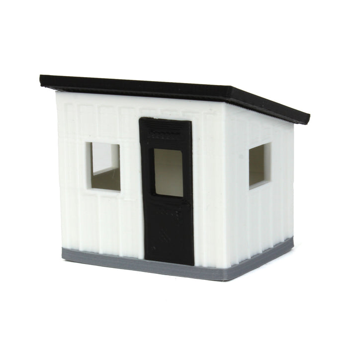 1/64 Black/White Chicken Coop Shed, 3D Printed