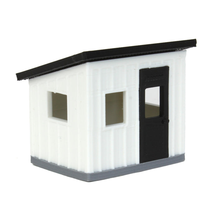 1/64 Black/White Chicken Coop Shed, 3D Printed