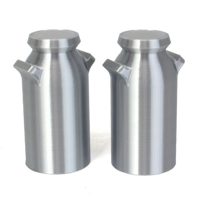 3 Inch Set of 2 Milk Cans, 3D Printed