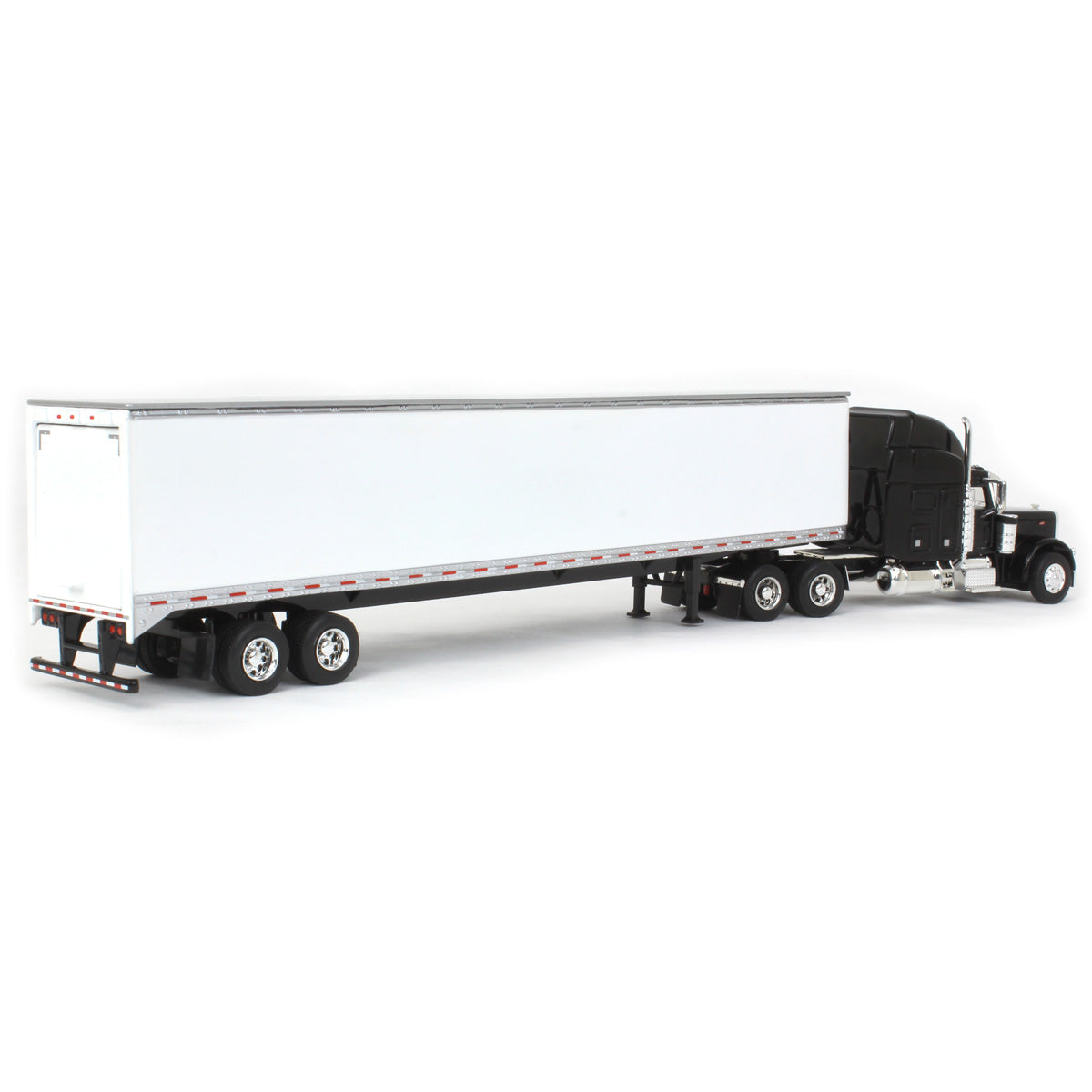 1/64 Black Peterbilt 379 Semi Truck with 53ft Trailer by SpecCast ...