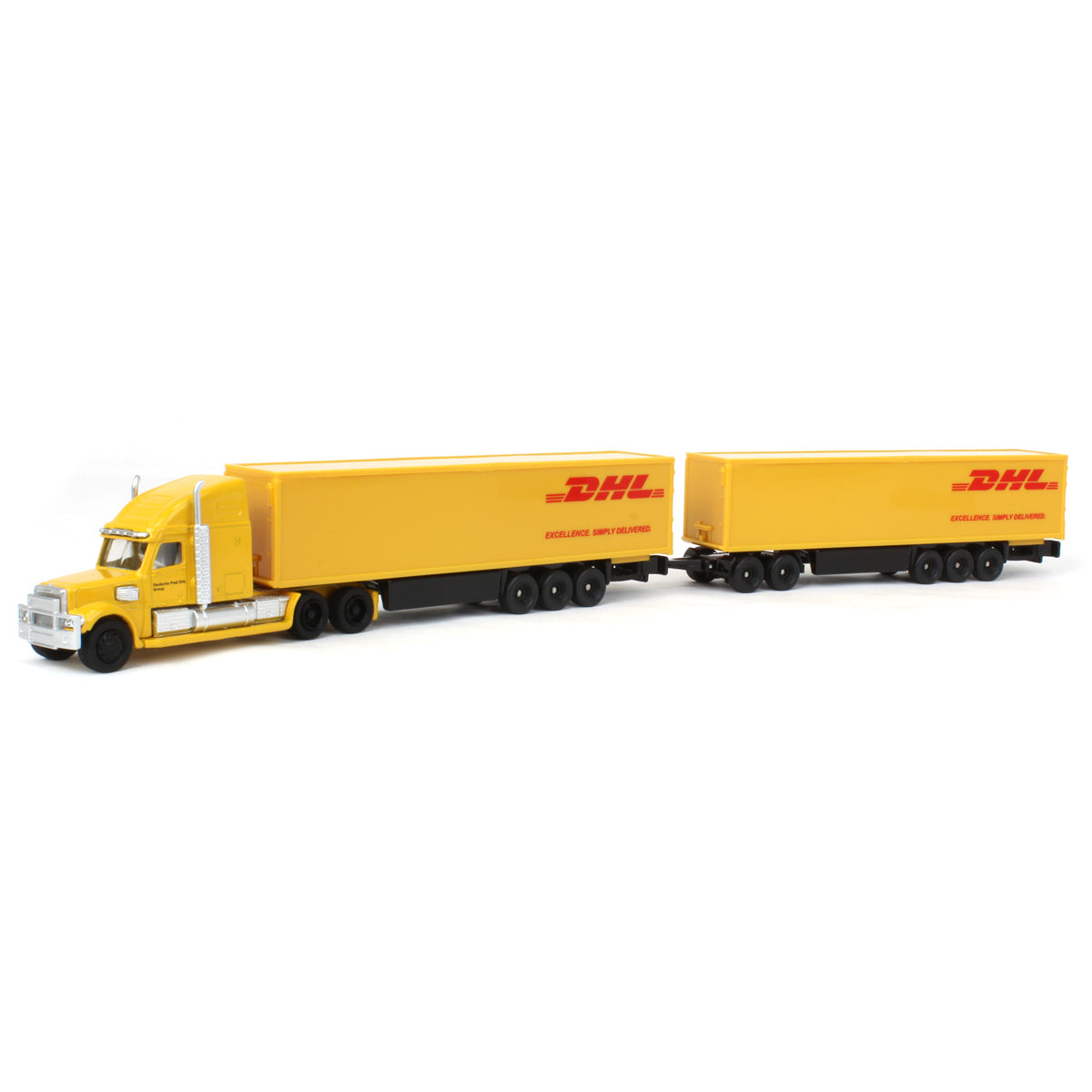 1/87 DHL Freightliner Road Train — Outback Toys