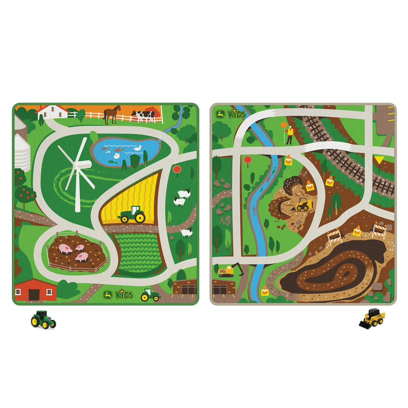 John Deere Kids Agriculture & Construction Playmat Set