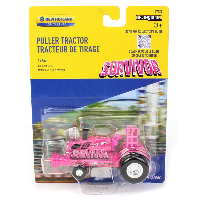 1/64 New Holland PINK  "Survivor" Pulling Tractor