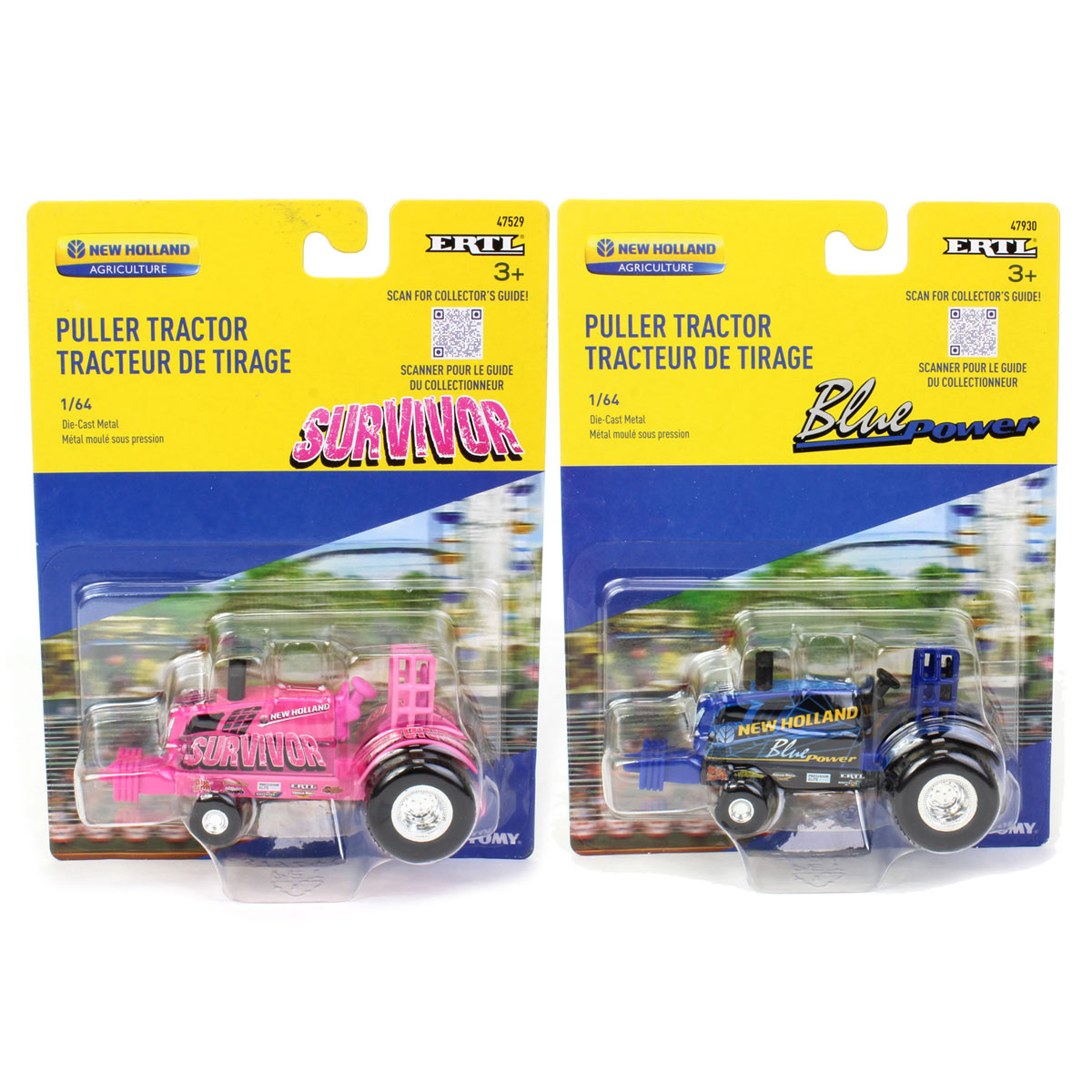 Set of 2 ~ 1/64 New Holland 