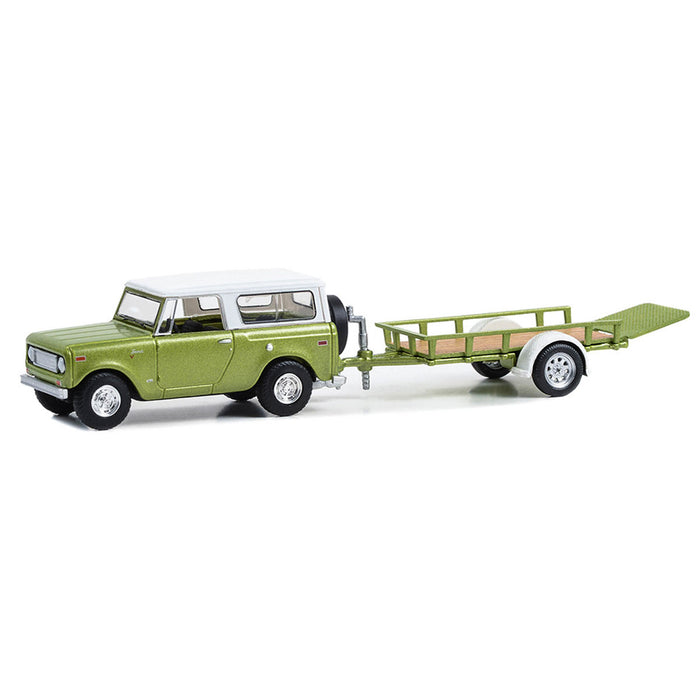 1/64 1970 Harvester Scout with Utility Trailer, Hitch & Tow Series 30