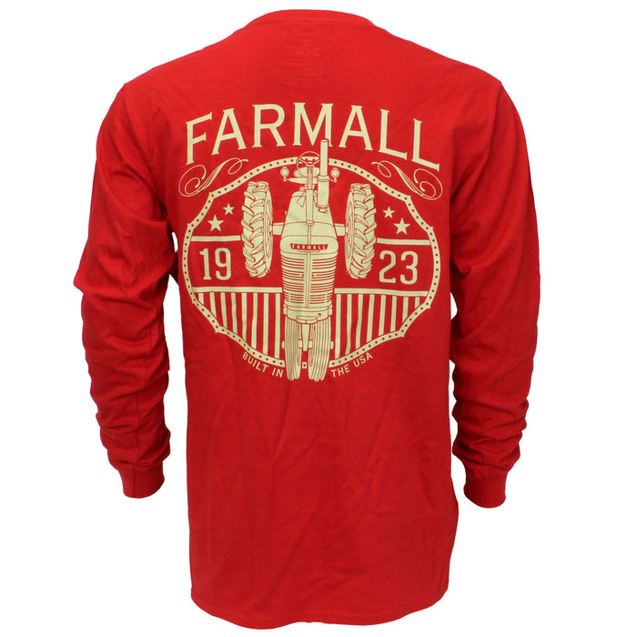 IH Farmall Built in the USA Red Long Sleeve Shirt