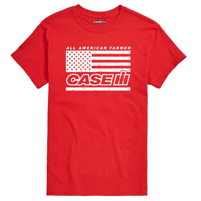 Case IH All American Farmer Red Short Sleeve T-Shirt