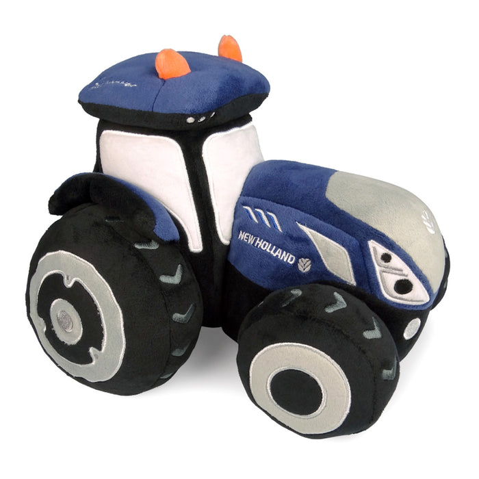 Kids New Holland T7 Blue Power Soft Plush Toy Tractor