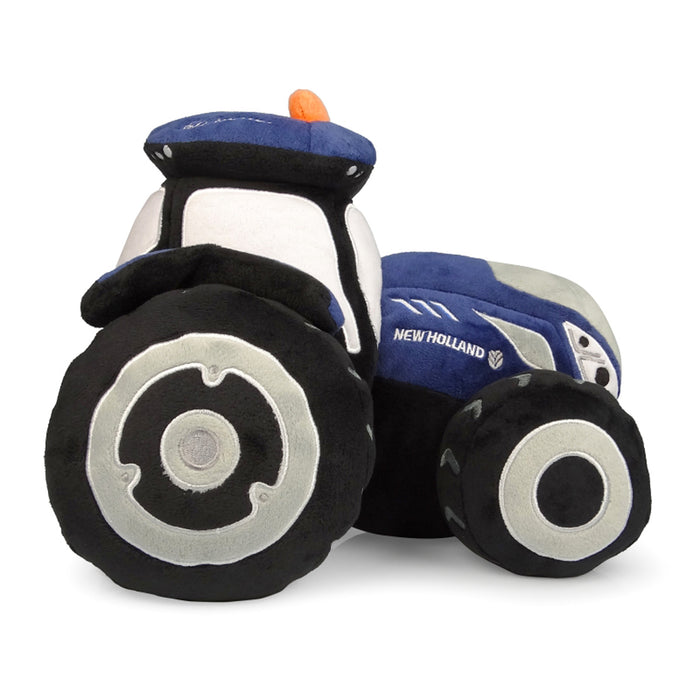 Kids New Holland T7 Blue Power Soft Plush Toy Tractor