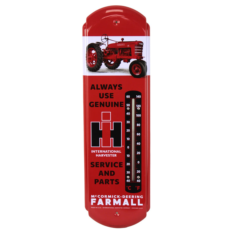 Always Use Genuine IH Service and Parts Metal Thermometer, 5.125in x 17.375in