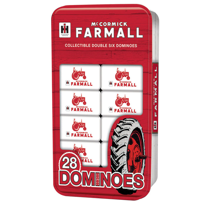 (B&D) IH Farmall McCormick 28 Piece Domino Set - Damaged Item