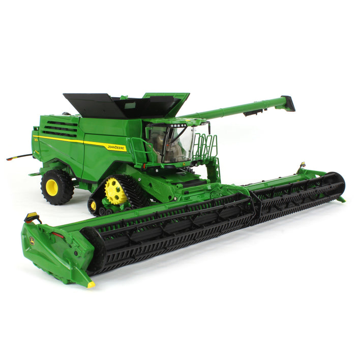 1/32 John Deere X9 1000 Tracked Combine w/ Corn & Draper Heads, ERTL Prestige Collection