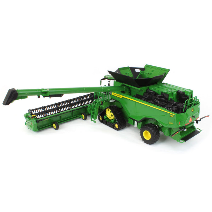 1/32 John Deere X9 1000 Tracked Combine w/ Corn & Draper Heads, ERTL Prestige Collection