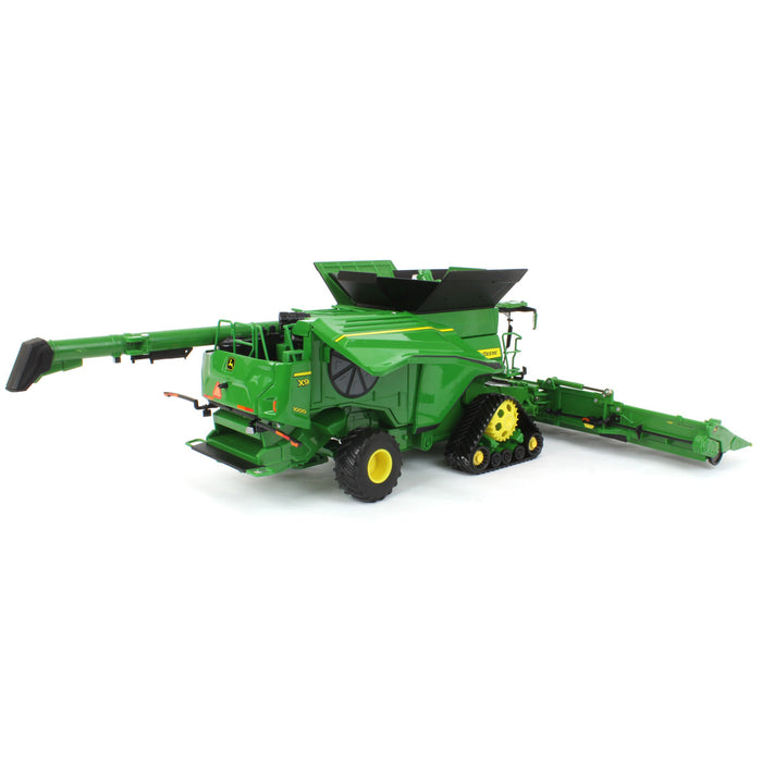 1/32 John Deere X9 1000 Tracked Combine w/ Corn & Draper Heads, ERTL Prestige Collection