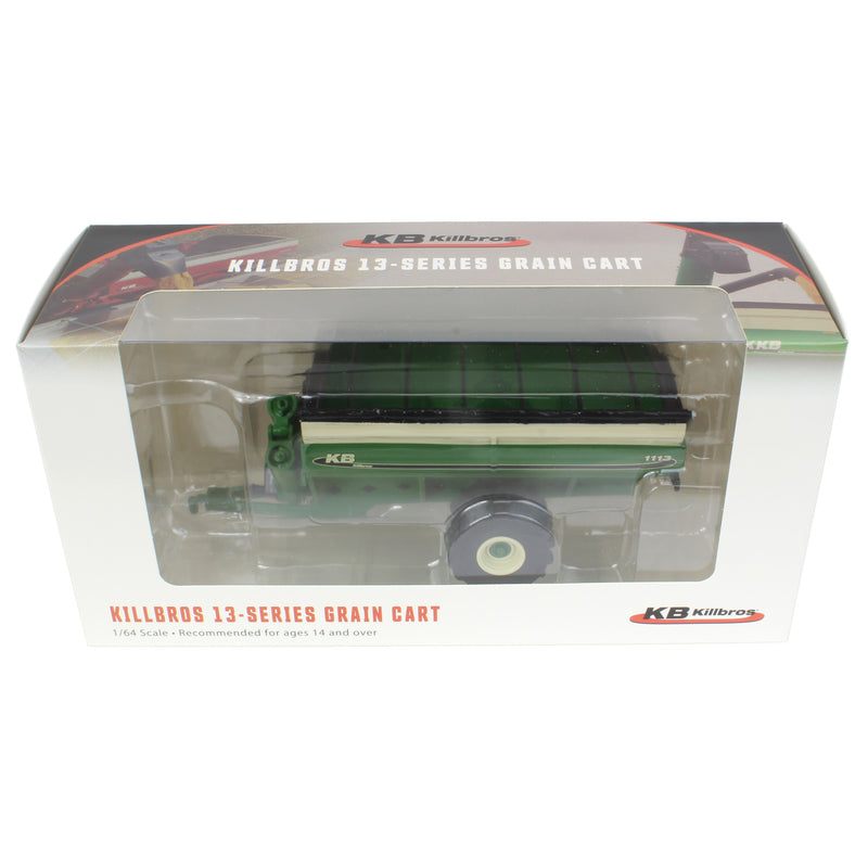 1/64 Killbros 1113 Grain Cart with Flotation Tires, Green