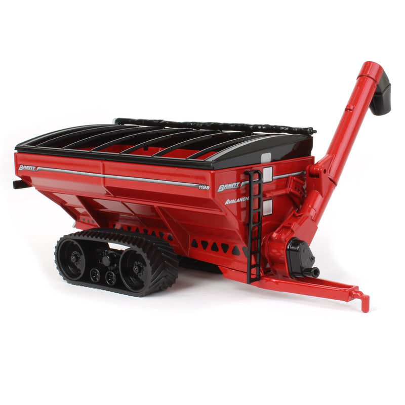 1/64 Brent 1198 Avalanche Grain Cart with Tracks by SpecCast, Red