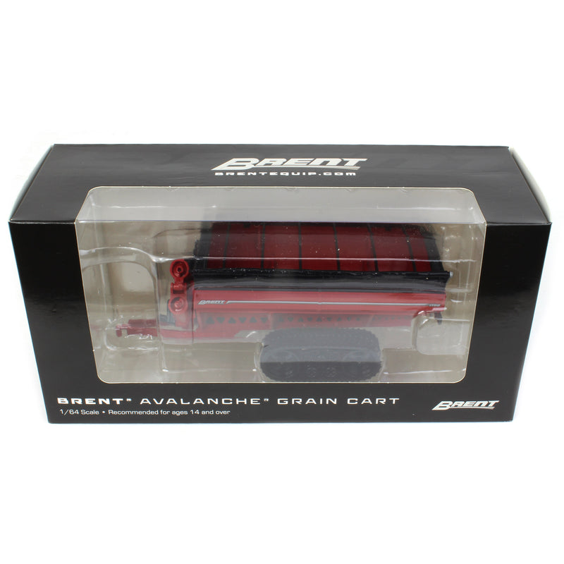 1/64 Brent 1198 Avalanche Grain Cart with Tracks by SpecCast, Red