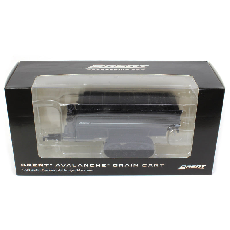 1/64 Brent 1198 Avalanche Grain Cart with Tracks by SpecCast, Metallic Black