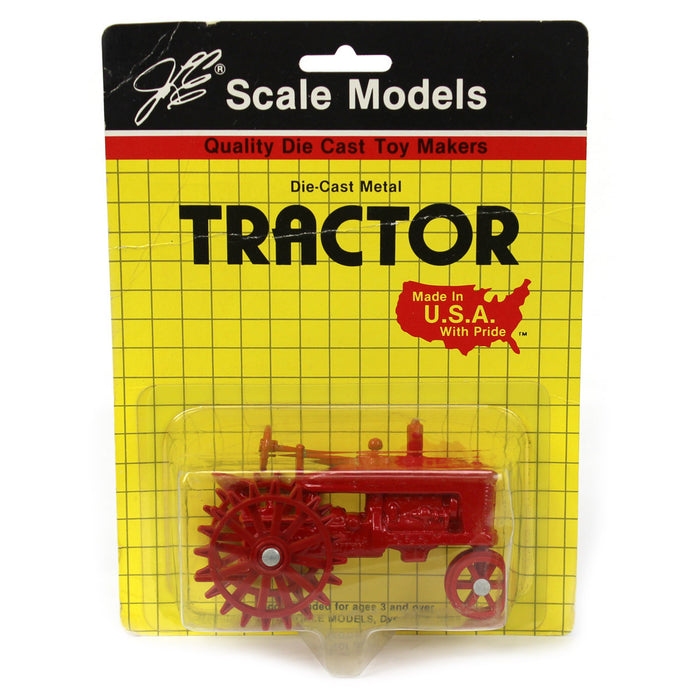 1/32 Red Die-cast Tractor with Steel Wheels, Made in the USA