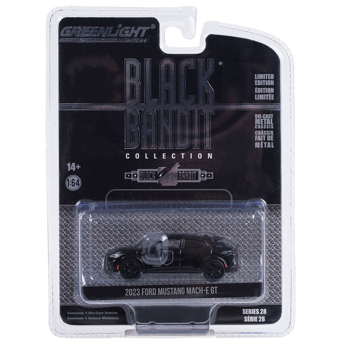 1/64 2023 Ford Mustang Mach-E GT, Black Bandit Series 28