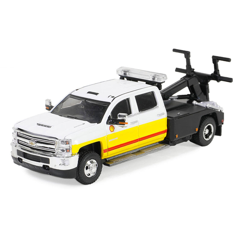 1/64 2017 Chevrolet Silverado HD 3500 Dually Wrecker, Shell Oil, Dually Drivers Series 14