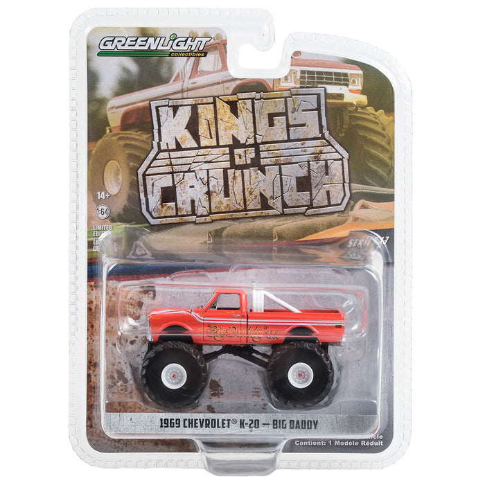 1/64 1969 Chevrolet K20 Big Daddy Monster Truck, Kings of Crunch Series 13