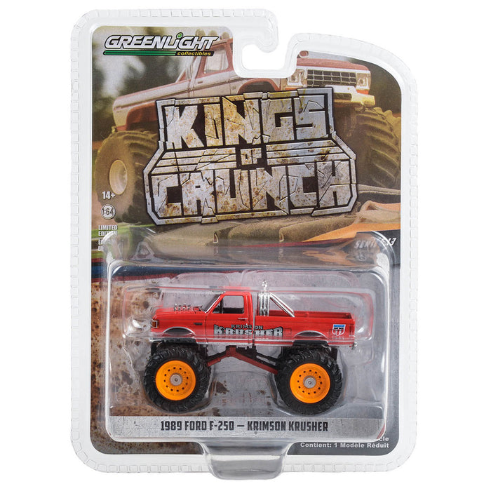 1/64 1989 Ford F-250 Krimson Krusher Monster Truck, Kings of Crunch Series 13