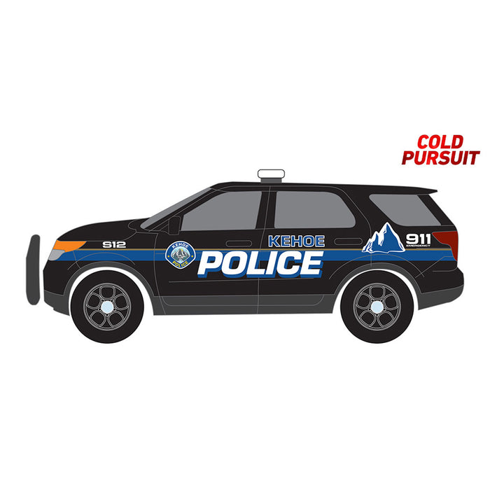 1/64 2013 Ford Police Interceptor Utility, Kehoe Police, Cold Pursuit (2019), Hollywood Series 40