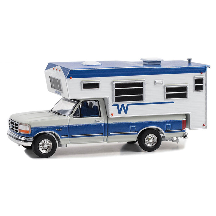 1/64 1992 Ford F-250 Long Bed with Winnebago Slide-In Camper, Hobby Exclusive