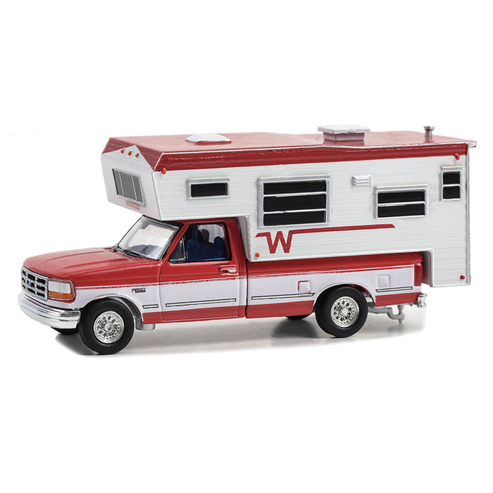 1/64 1995 Ford F-250 Long Bed with Winnebago Slide-In Camper, Hobby Exclusive