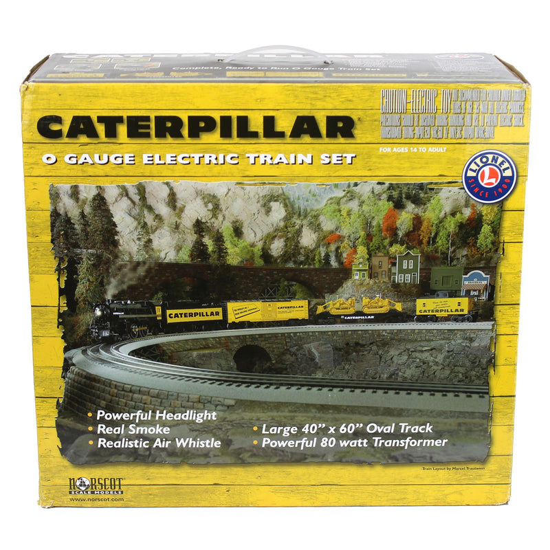 1/48 O-Gauge Caterpillar Complete “Ready to Run” Train Set Limited Edition by Lionel