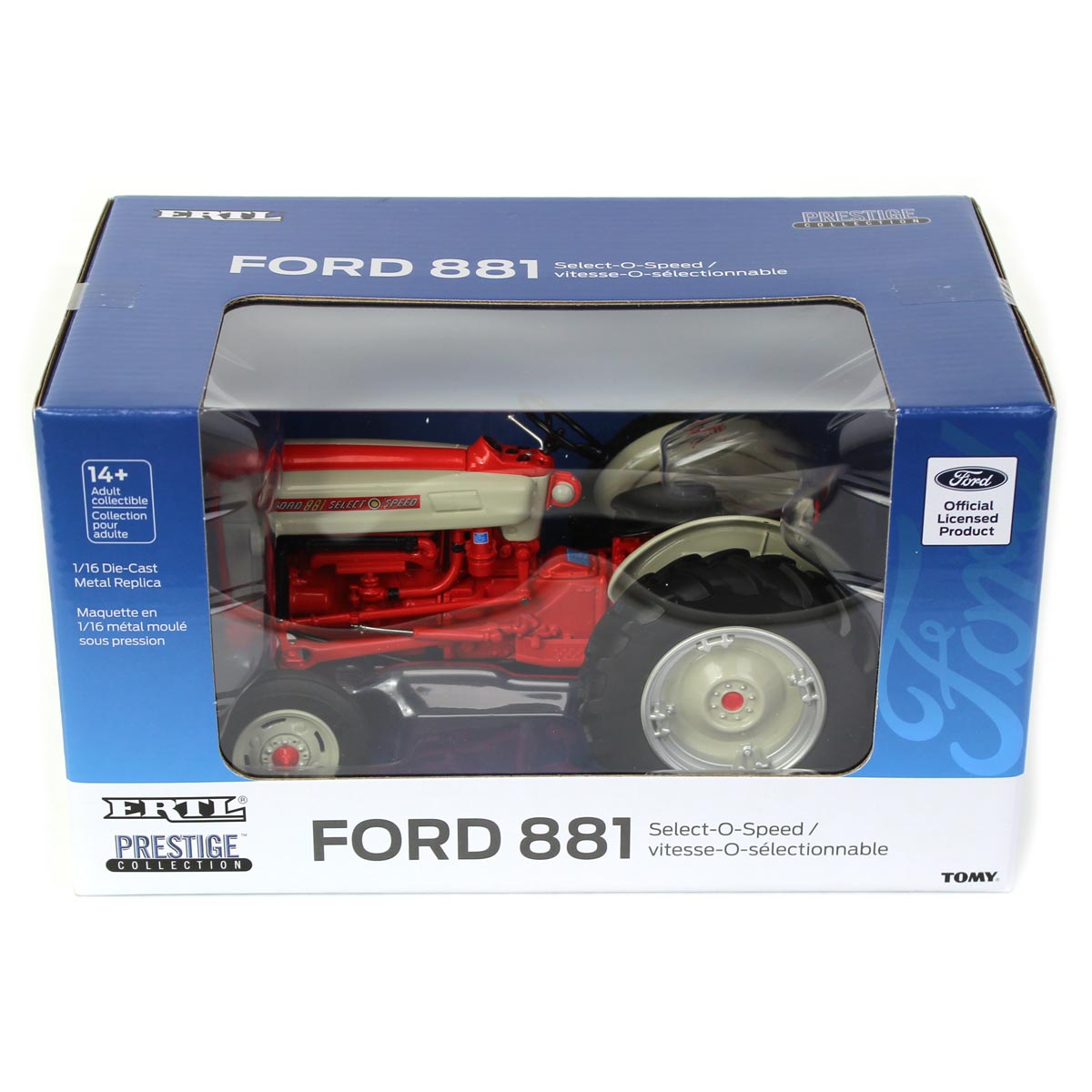 1/16 Ford 881 Select-O-Speed Tractor with Wide Front, ERTL