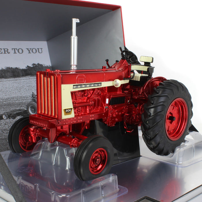 Red Chrome Chase Unit ~ 1/16 Limited Edition Farmall 806, Farmall 100th Anniversary Edition