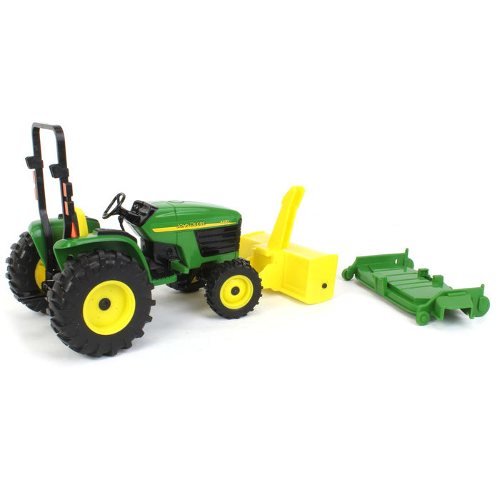 1/16 John Deere 4410 with Mower Deck & Snowblower