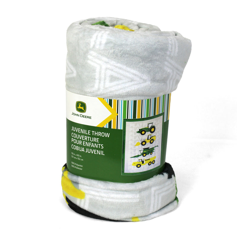 YOUTH John Deere Logo 50in x 60in Throw Blanket