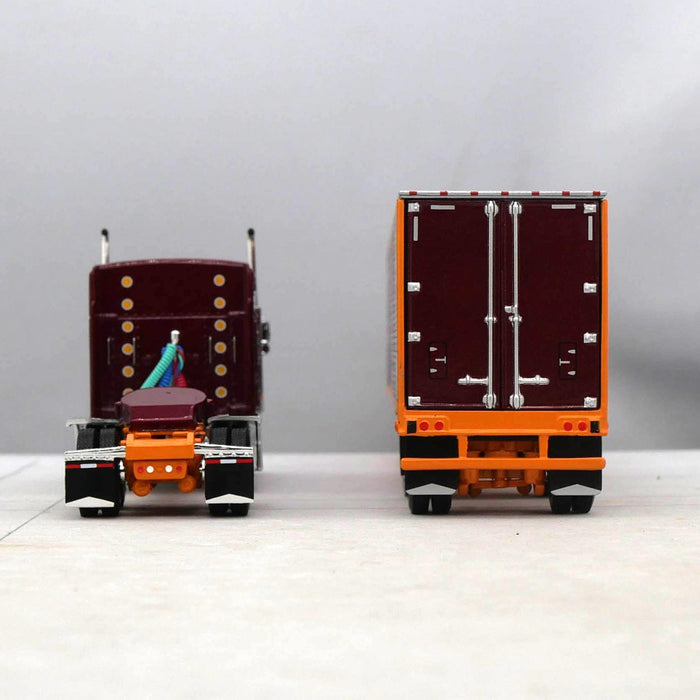 1/64 Kenworth W900L w/ Utility Spread-Axle Reefer, Dawes Contract Carriage, DCP by First Gear