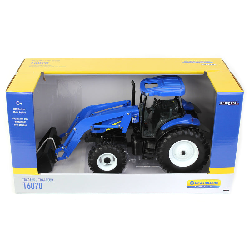 1/16 New Holland T6070 Tractor with Loader & MFD by ERTL