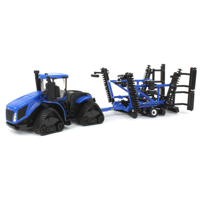 (B&D) 1/64 New Holland T9.700 SmartTrax II with PLM Intelligence & Folding Disc - Damaged Box