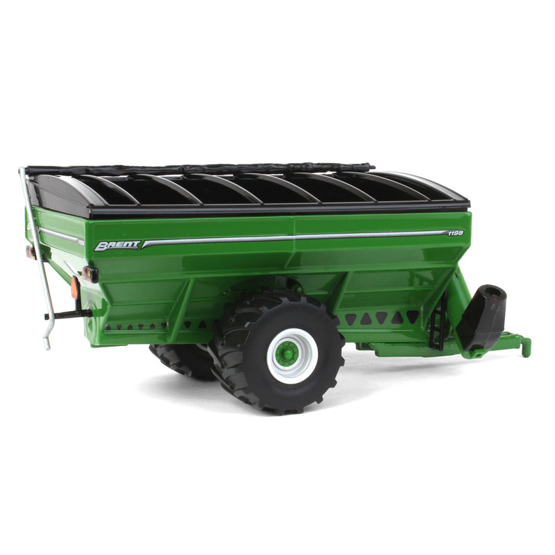 (B&D) 1/64 Brent 1198 Avalanche Grain Cart with Flotation Tires, Green - Damaged Box