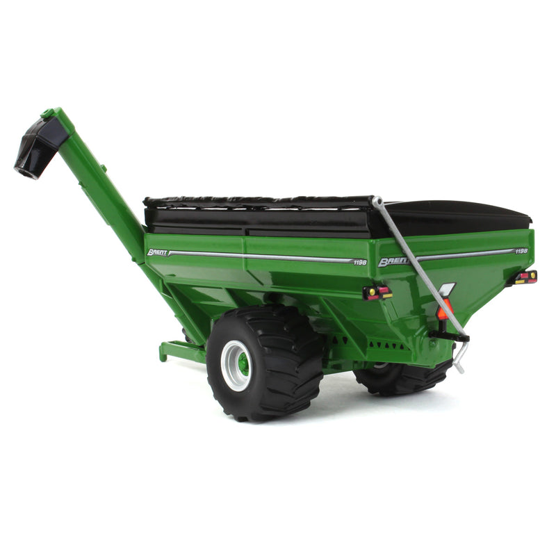 (B&D) 1/64 Brent 1198 Avalanche Grain Cart with Flotation Tires, Green - Damaged Box