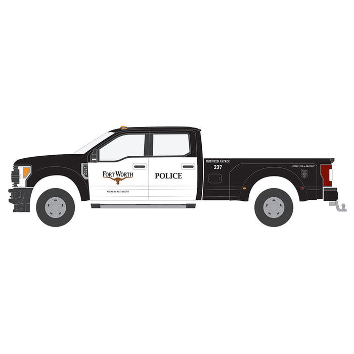 1/64 2019 Ford F-350 Dually, Fort Worth Police Department Mounted Patrol, Dually Drivers Series 14