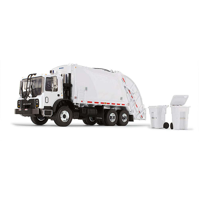 1/34 White Mack TerraPro with McNeilus Rear Loader & Trash Cans
