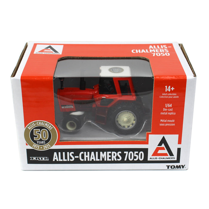 1/64 Collector Edition Allis Chalmers 7050 Maroon Belly 50th Anniversary Tractor by ERTL