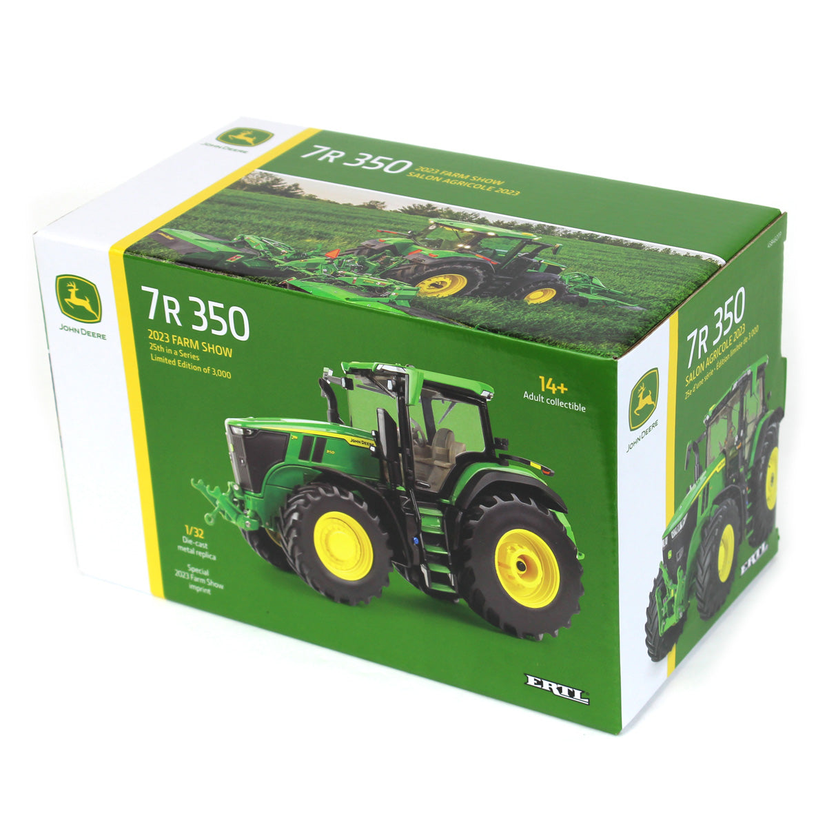 特撮 TRACTOR INC. INSIDE PARK POPFLY 1/32 John Deere 7R 350 Tractor by ERTL, 2023 Farm Show — Outback Toys