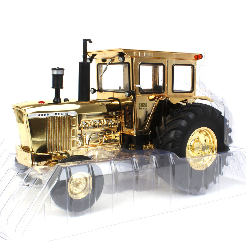 Gold Chrome Chase Unit ~ 1/16 John Deere 5020 w/ Cab, 2023 Two-Cylinder Club Collector Edition by ERTL