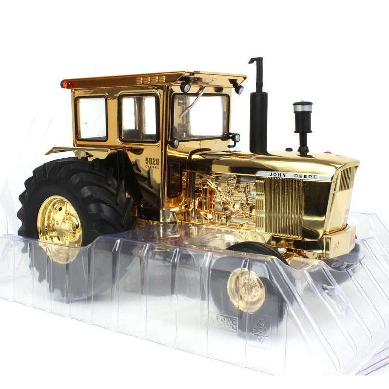 Gold Chrome Chase Unit ~ 1/16 John Deere 5020 w/ Cab, 2023 Two-Cylinder Club Collector Edition by ERTL