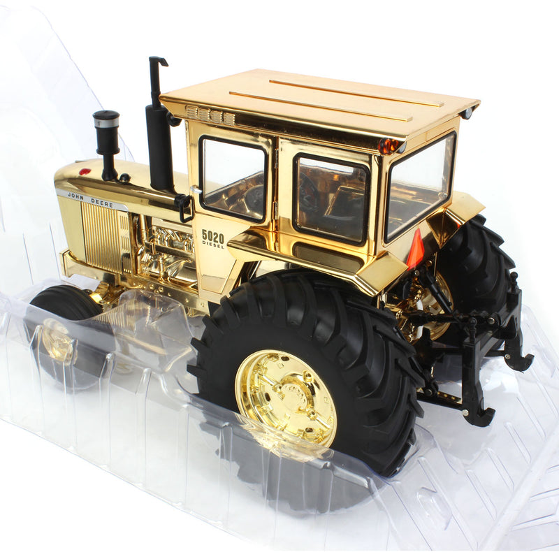 Gold Chrome Chase Unit ~ 1/16 John Deere 5020 w/ Cab, 2023 Two-Cylinder Club Collector Edition by ERTL
