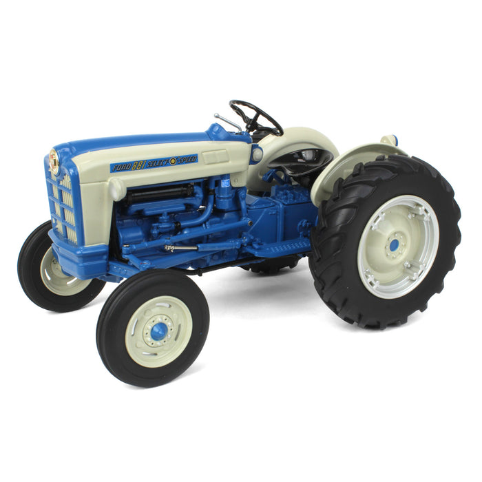 (B&D) Blue Chase Unit ~ 1/16 Ford 881 Select-O-Speed Wide Front, ERTL Prestige Collection - Damaged Item