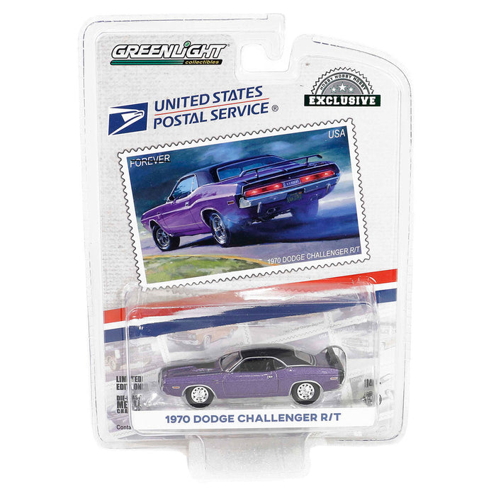 1/64 1970 Dodge Challenger R/T, USPS 2022 Pony Car Stamp Collection by Tim Fritz, Hobby Exclusive